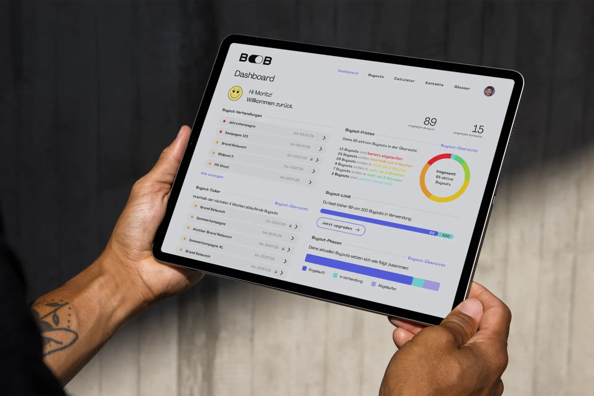 Buyout Buddy UI