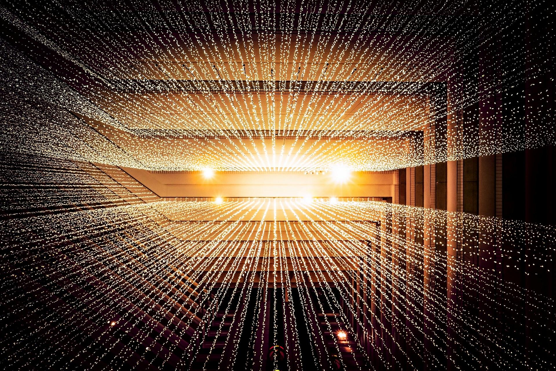 Daten-Lichtspuren